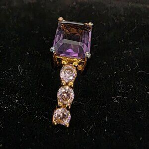 Amethyst princess ring